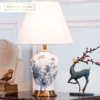 Blue and White Porcelain Ceramic Table Lamp f
