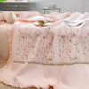 Embroidered Summer Quilt Blanket