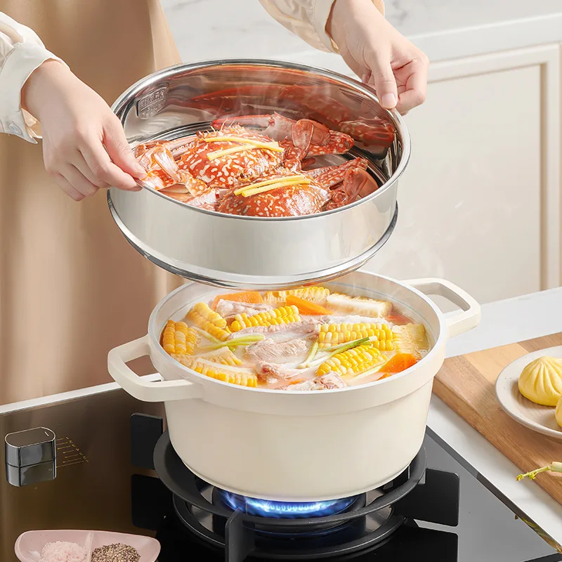 Ceramic-Enamel-Stock-Pot-With-Lid-Non-stick-Saucepan-Casserole-Nonstick-Toxin-Free-Gather-Energy-Heat-2 Ceramic-Enamel-Stock-Pot-With-Lid-Non-stick-Saucepan-Casserole-Nonstick-Toxin-Free-Gather-Energy-Heat-2