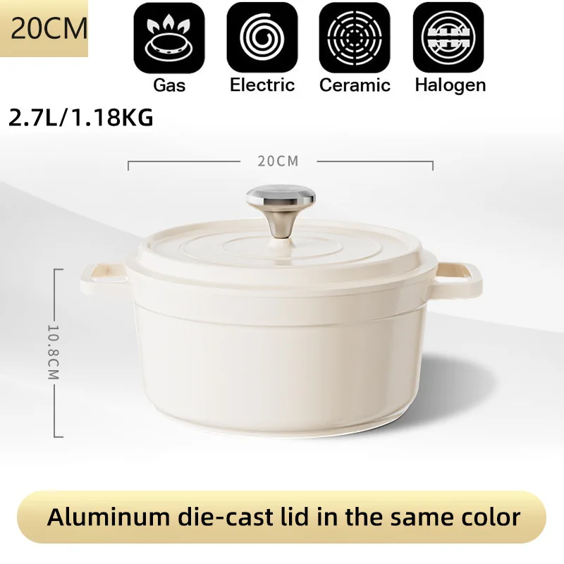 Ceramic-Enamel-Stock-Pot-With-Lid-Non-stick-Saucepan-Casserole-Nonstick-Toxin-Free-Gather-Energy-Heat-4 Ceramic-Enamel-Stock-Pot-With-Lid-Non-stick-Saucepan-Casserole-Nonstick-Toxin-Free-Gather-Energy-Heat-4
