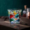 Hand Painted Multicolour Cocktail DOF Tumblers