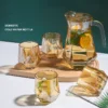 Glass Water Pitcher & Tumblers Set