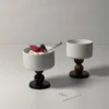 Ceramic High-legged French Dessert Bowl