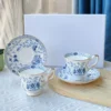 Porcelain Tea Cup and Saucers