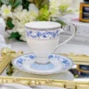 Porcelain Coffee Cup & Saucer