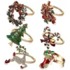 6Pcs Christmas Napkin Rings
